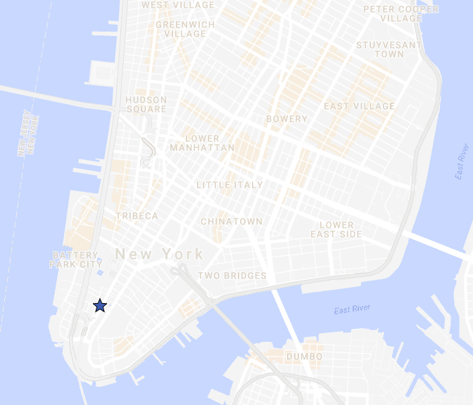 101 Greenwich Street | New York City Map